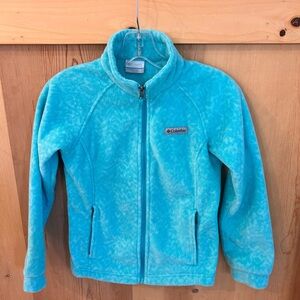 Columbia Turquoise Fleece Jacket